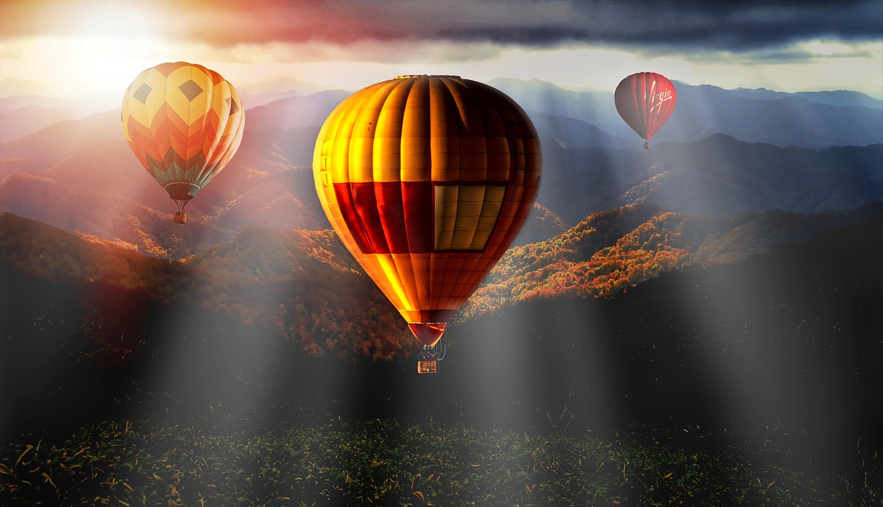 Hot Air Balloon - free online jigsaw puzzle photo