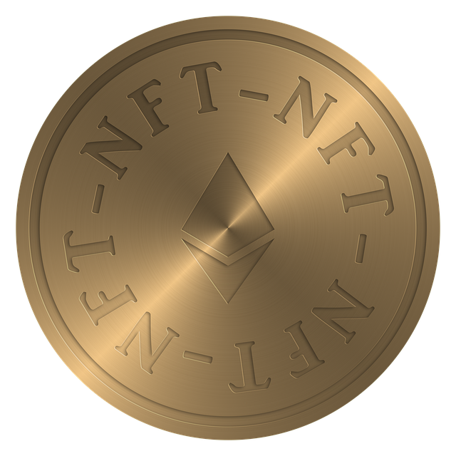 Free nft blockchain non fungible token illustration