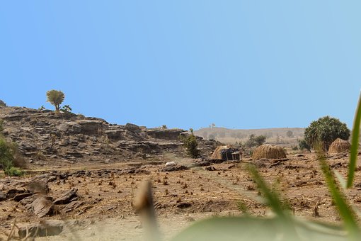 Afrika, Stamm, Siedlung, Nomade, Dorf