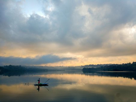 Naturaleza, Lago, Pesca, Actividad