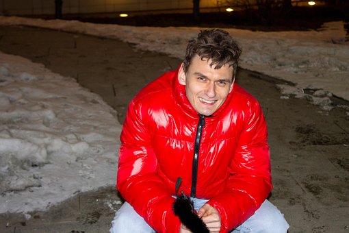 Dj, Musiker, Rot, Farbe, Schnee