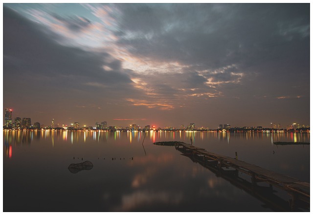 Free Sunset Lake photo and picture
