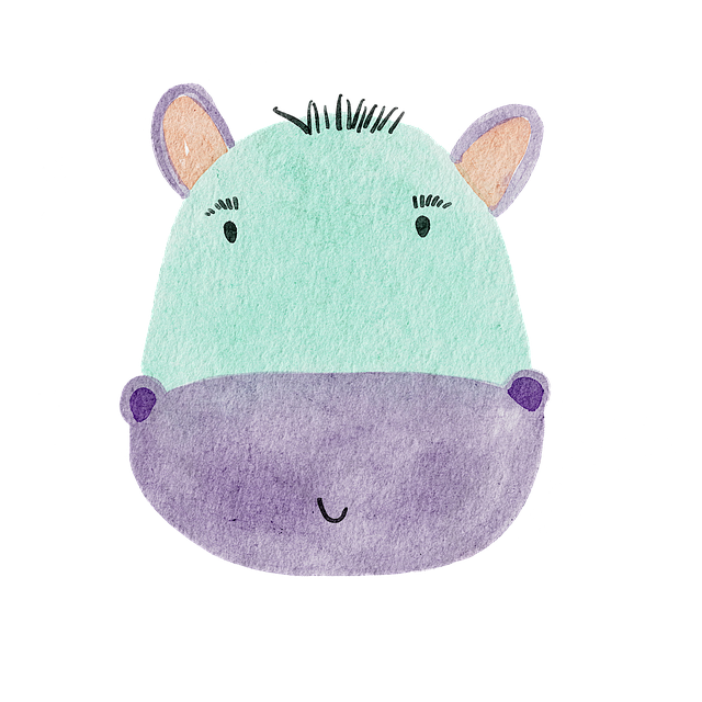 Free animal watercolor art illustration