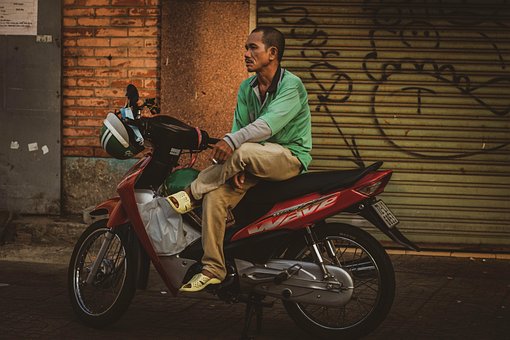 Free Man Motorcycle photo and picture