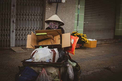 Free Woman Street photo and picture