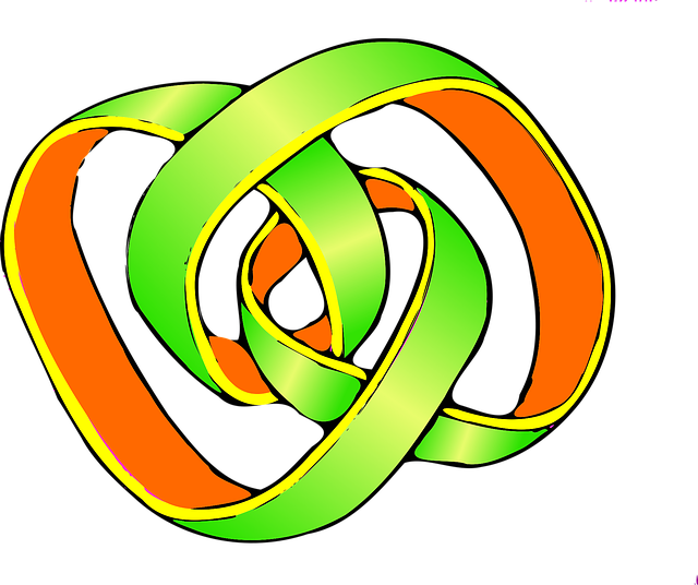 Free ribbon tangle chaos vector