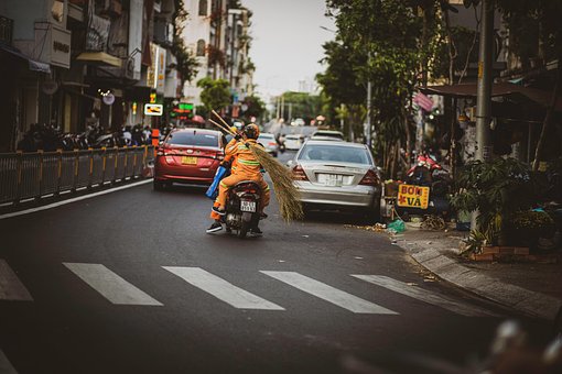 Free Street Sweeper Motorcycle photo and picture