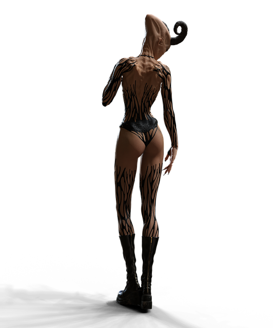 Free alien woman female illustration