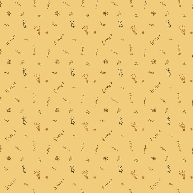 Free background pattern science doodles illustration