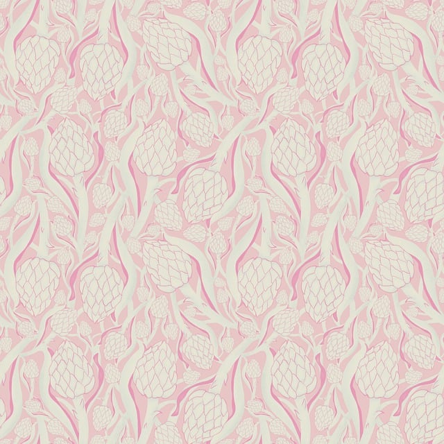 Free artichoke background pattern illustration