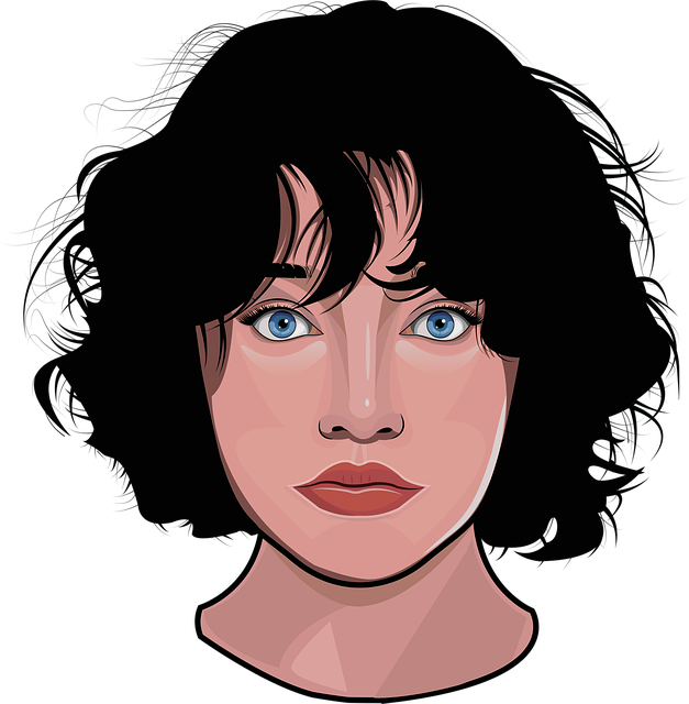 Kvinde, Tegning, Bølget Hår, Avatar