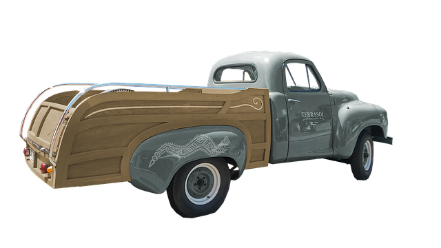 Free pickup car transport illustration