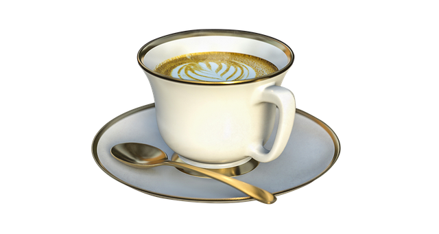 Free drink coffee latte illustration
