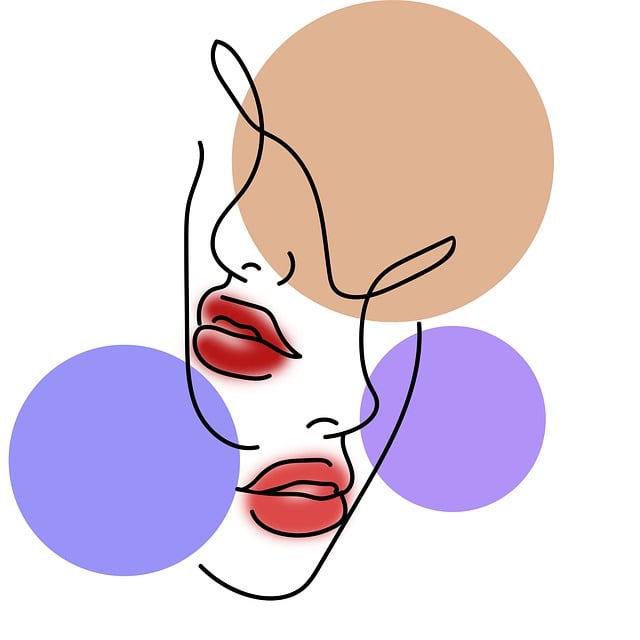 Free faces beauty makeup illustration