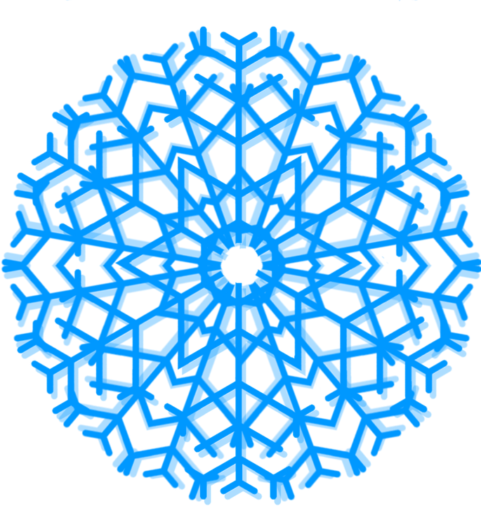 Snowflake Pattern Design - Free vector graphic on Pixabay