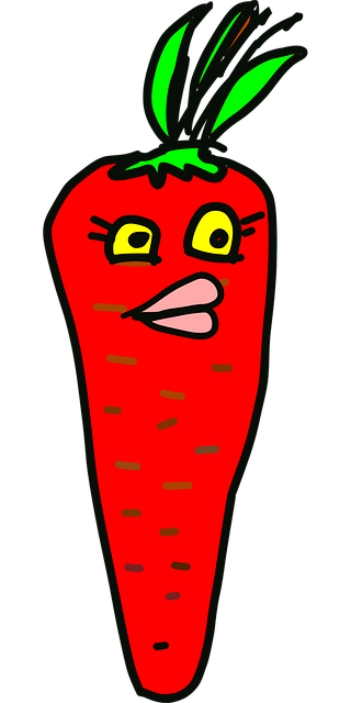 Free Vegetable Carrot vector and picture