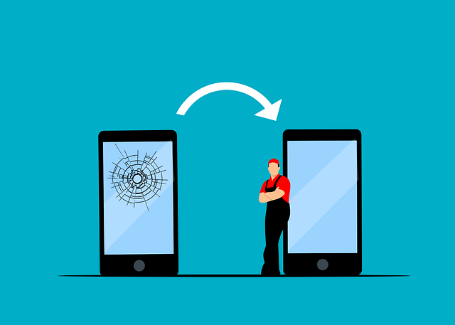 Free smartphone screen phone vector