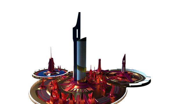Free space station imagination future illustration