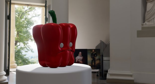 Verduras, Triste, Arte, 3D, Soledad