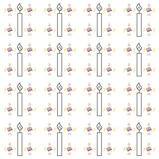 Free background pattern candle illustration