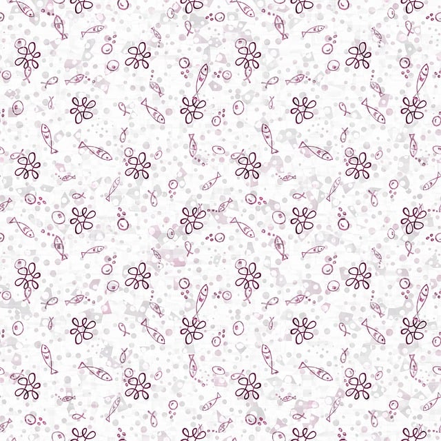 Free background pattern fish illustration