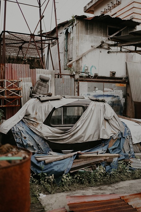 被遗弃的车 被遗弃的建筑 破旧的汽车 - Pixabay上的免费照片