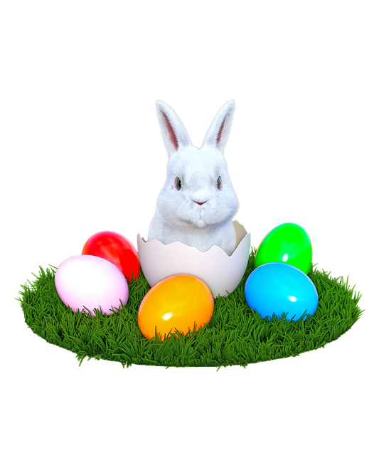 Free easter easter eggs easter bunny illustration