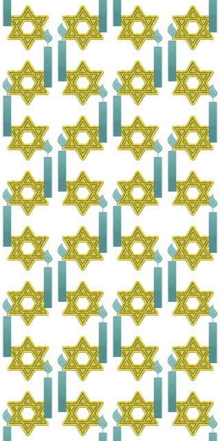 Free star of david background pattern illustration