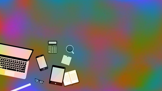 Free background laptop office illustration