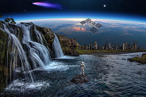 Free Space Waterfall photo and picture