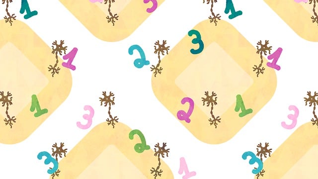 Free numbers math counting illustration