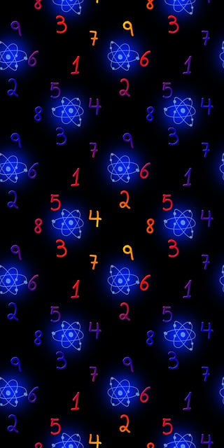 Free atom nuclear atomic illustration