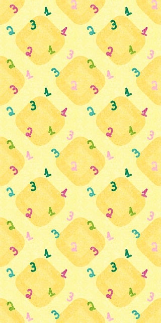 Free numbers math counting illustration