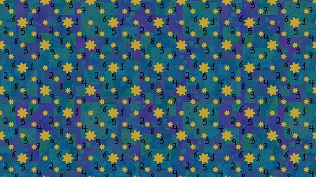 Free numbers math counting illustration