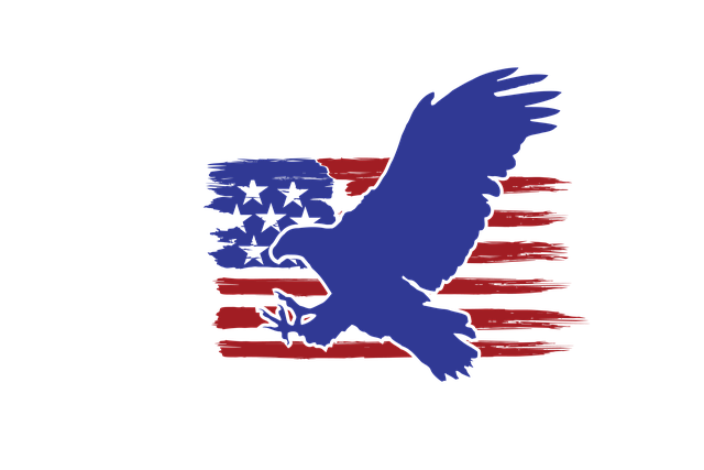 Usa, Flagge, Adler, Symbol