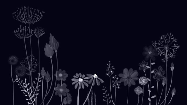 Free background pattern flowers illustration