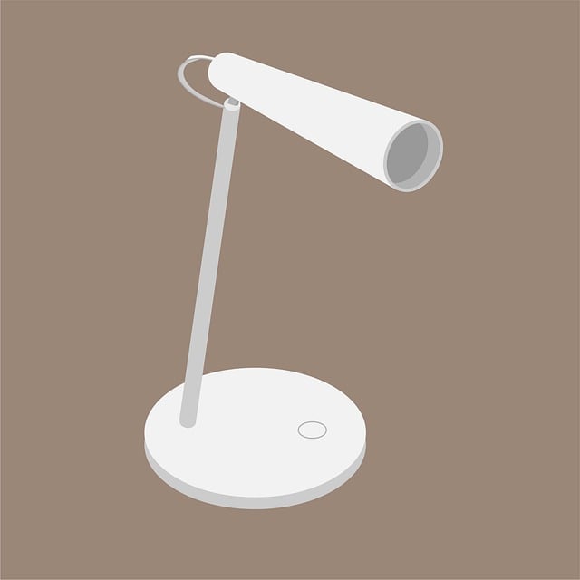 Free desk lamp light appliance illustration