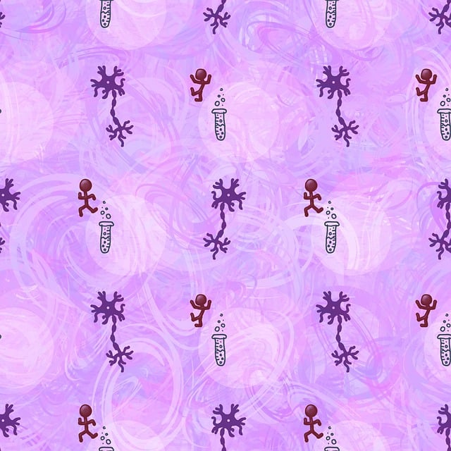 Free experiment neuron test tube illustration