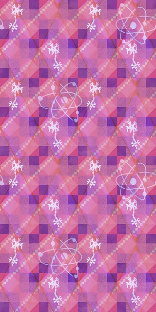 Free science pattern background illustration