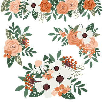 Free Flowers Arrangement illustration and picture