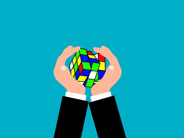 Free rubik's cube combination puzzle puzzle vector