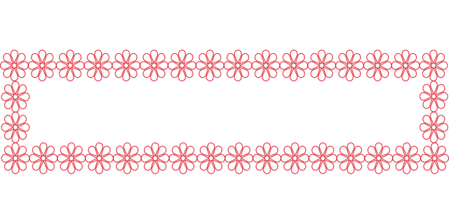Free floral frame flowers floral border vector