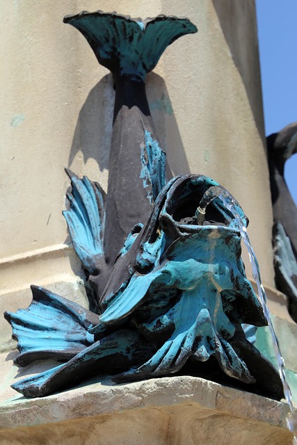 Brunnen, Fisch, Wasser, Colmar