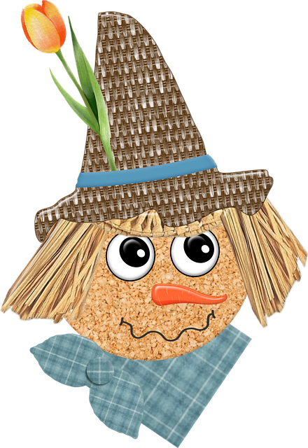 Download free HD stock image of Scarecrow Novelty Free scarecrow novelty cartoon illustration