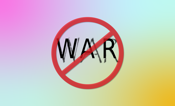 Free Hands No To War vector and picture