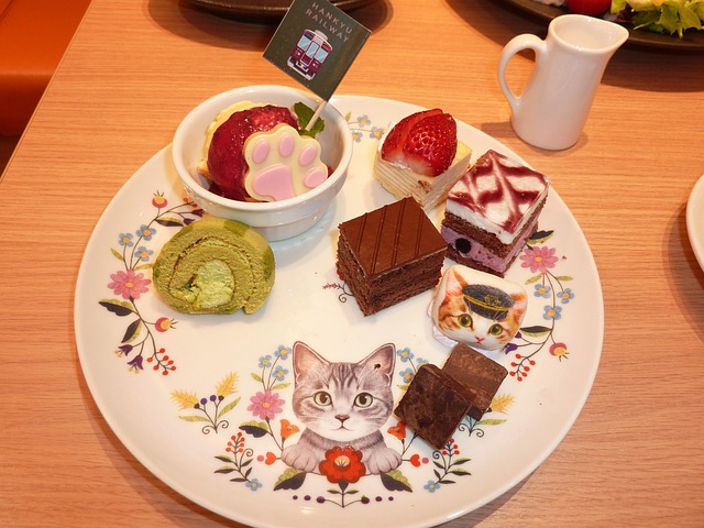 Free Cat Conductor Mix Berry Nya Cake photo and picture