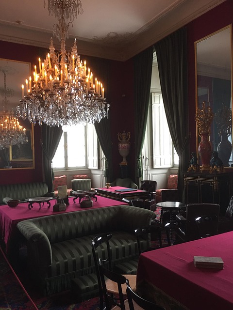 Salão, Castelo De Fontainebleau, Lustre