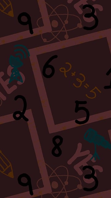 Free mathematics art pattern illustration