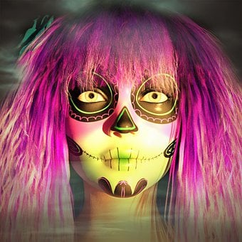 Free Woman Catrina illustration and picture