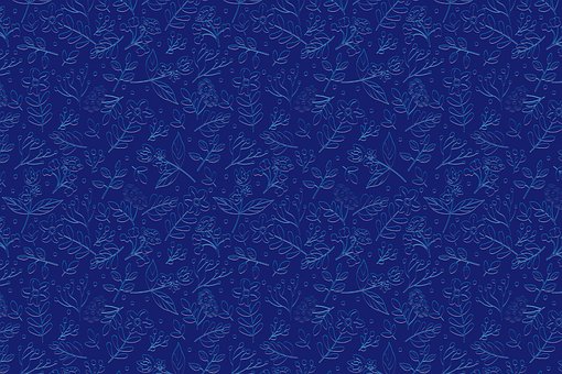 Blau, Textur, Blätter, Blumen, Abstrakt